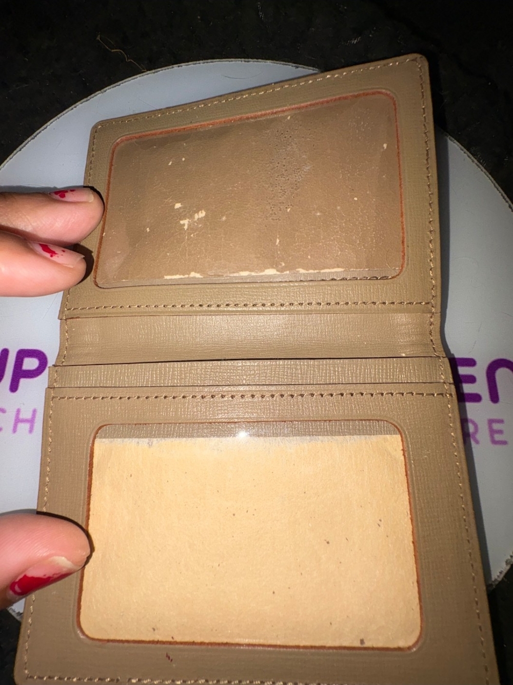 Yves Saint Laurent Beige Woven Leather-Trim Wallet - PROJECT - Picture 2 of 6